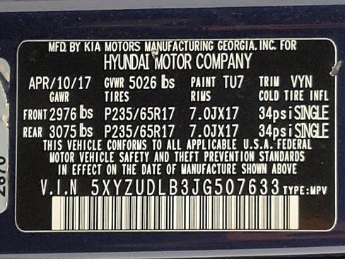 Used 2018 Hyundai Santa Fe Sport w/ 2.4L Value Package 02 image 33