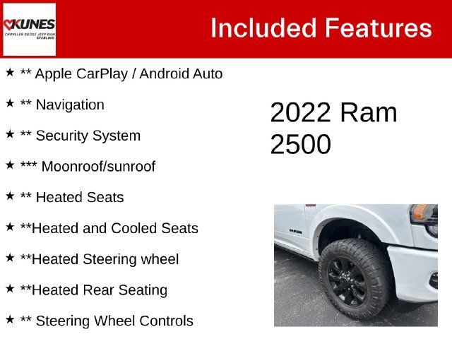 Used 2022 RAM 2500 Limited w/ Night Edition AWD/4WD image 4