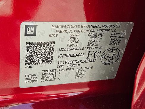 Used 2019 GMC Sierra 1500 AT4 image 35