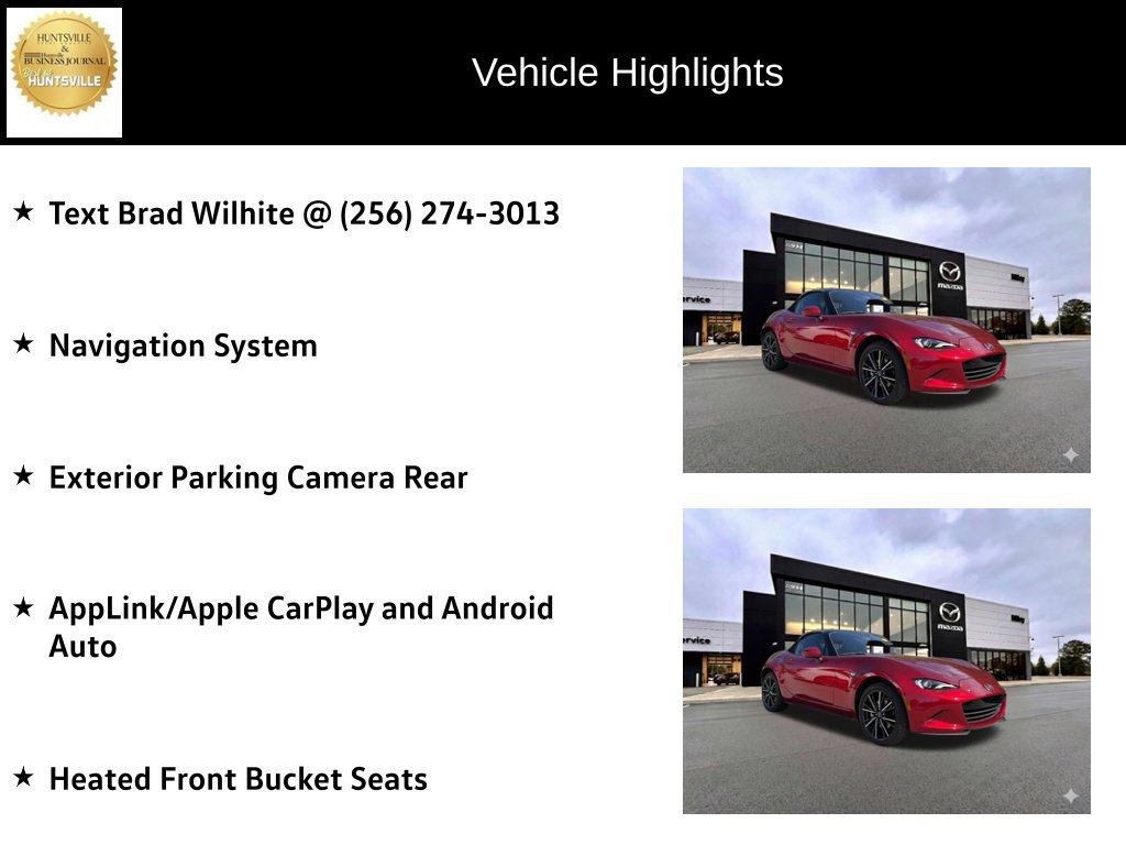 Certified 2024 MAZDA MX-5 Miata Grand Touring RWD image 6