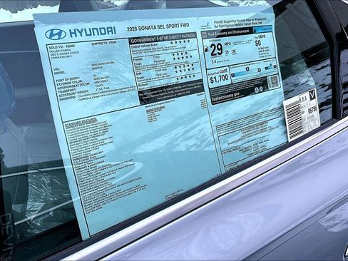 New 2026 Hyundai Sonata SEL image 13