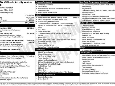 Used 2026 BMW X5 xDrive40i w/ M Sport Package AWD/4WD image 63