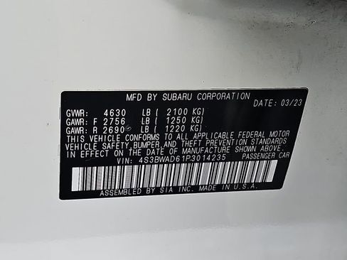 Used 2023 Subaru Legacy Premium image 28