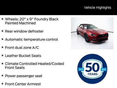 Used 2016 Ford Mustang GT Premium w/ Equipment Group 401A RWD image 11