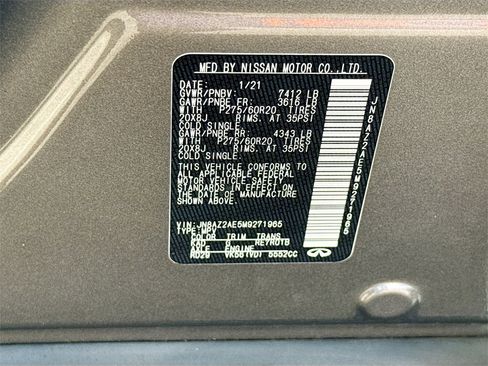 Used 2021 INFINITI QX80 Luxe image 37