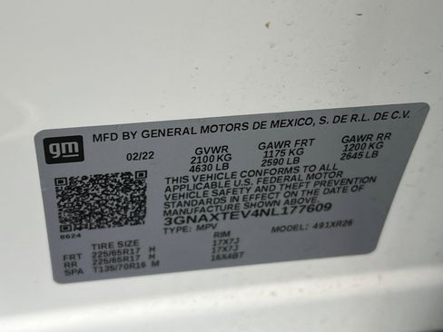 Used 2022 Chevrolet Equinox LT image 56