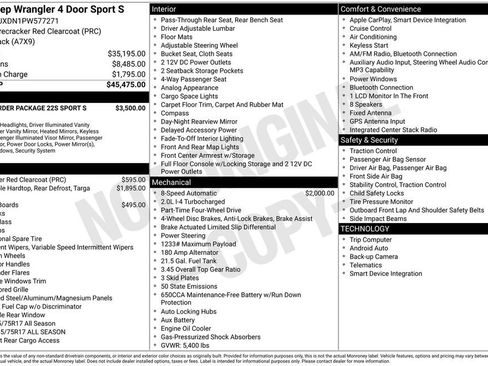 Used 2023 Jeep Wrangler Unlimited Sport image 7