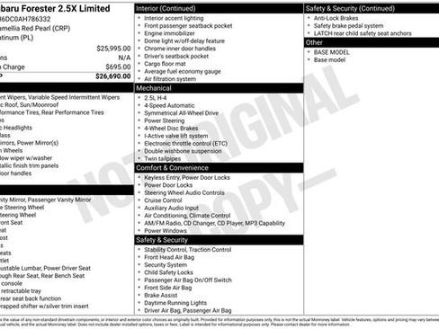 Used 2010 Subaru Forester 2.5X Limited image 24