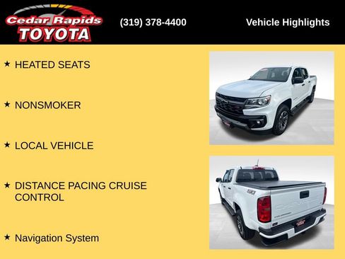 Used 2021 Chevrolet Colorado Z71 AWD/4WD image 15