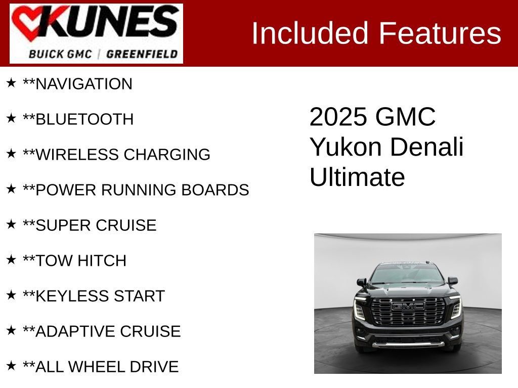 Used 2025 GMC Yukon Denali Ultimate AWD/4WD image 3