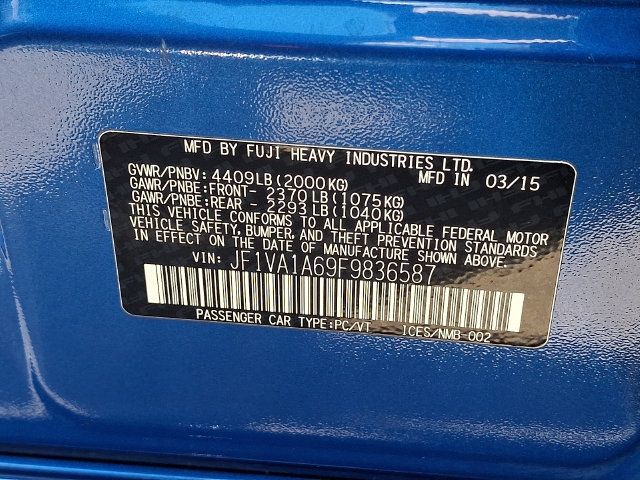 Used 2015 Subaru WRX AWD/4WD image 27