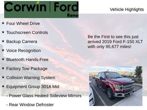 Used 2019 Ford F150 XLT w/ Equipment Group 301A Mid AWD/4WD image 4