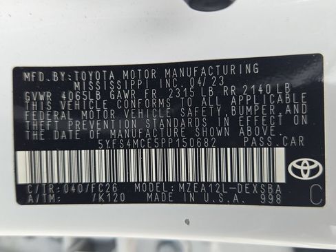 Used 2023 Toyota Corolla SE FWD image 15