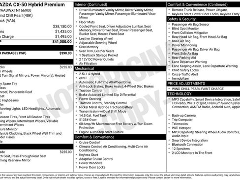 New 2026 MAZDA CX-50 AWD 2.5 Hybrid w/ Weather Package image 22