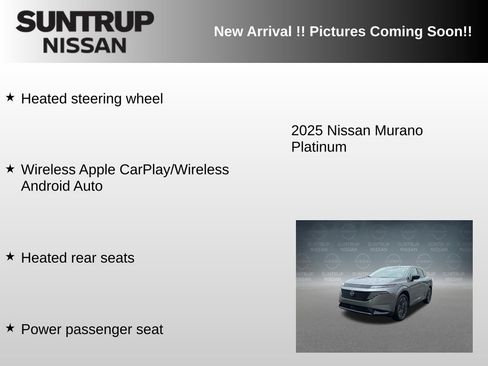 Used 2025 Nissan Murano Platinum w/ Cargo Package AWD/4WD image 12