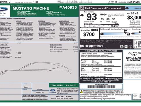 Certified 2022 Ford Mustang Mach-E Premium image 2