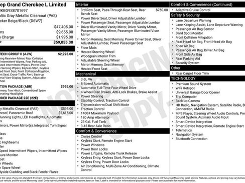 Used 2025 Jeep Grand Cherokee L Limited w/ Luxury Tech Group II AWD/4WD image 30