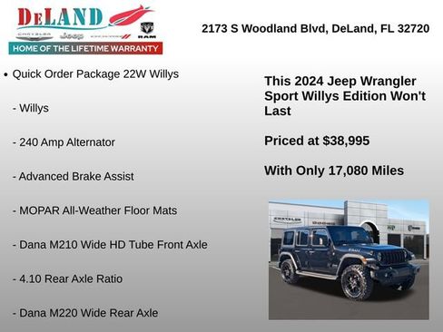 Used 2024 Jeep Wrangler Willys image 6