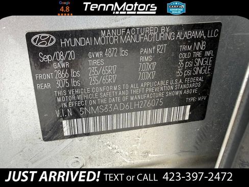 Used 2020 Hyundai Santa Fe SEL w/ Cargo Package FWD image 22