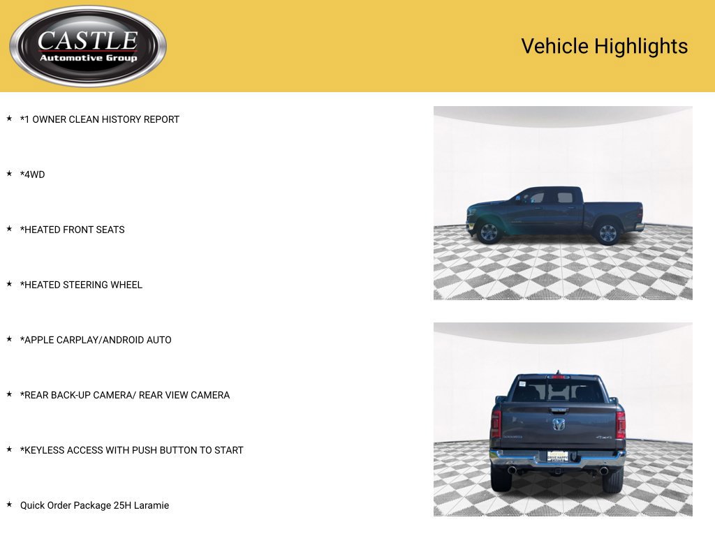 Used 2022 RAM 1500 Laramie AWD/4WD image 3