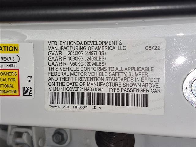 Used 2022 Honda Accord Sport image 23