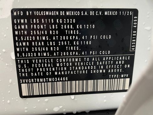 New 2026 Volkswagen Tiguan SE R-Line AWD/4WD image 30