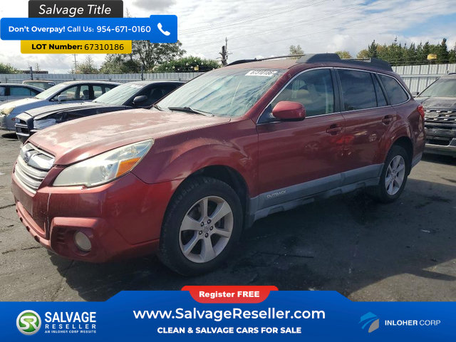 Used 2014 Subaru Outback 2.5i Premium w/ Popular Package #1B AWD/4WD image 1