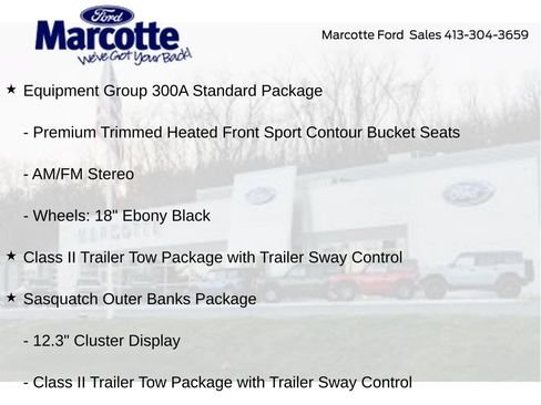 Certified 2026 Ford Bronco Sport Outer Banks w/ Sasquatch Outer Banks Package AWD/4WD image 6