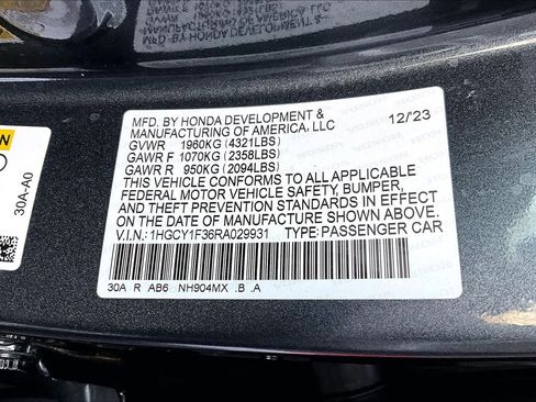 Used 2024 Honda Accord EX image 33