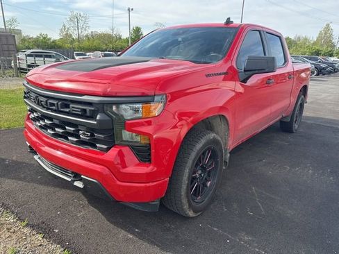 Used 2022 Chevrolet Silverado 1500 Custom w/ LPO, Dark Essentials Package AWD/4WD image 1