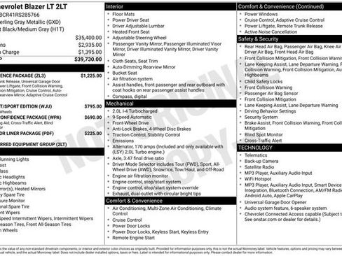 Used 2024 Chevrolet Blazer LT w/ Convenience Package FWD image 11