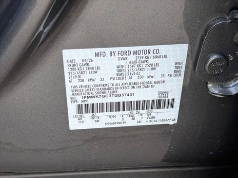 New 2026 Ford Explorer ST RWD image 16