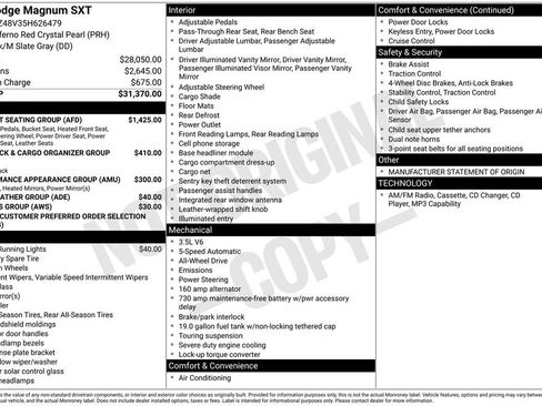 Used 2005 Dodge Magnum SXT w/ Comfort Seating Group AWD/4WD image 15