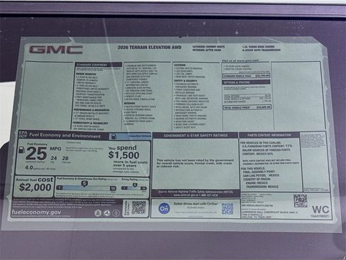 New 2026 GMC Terrain Elevation image 20