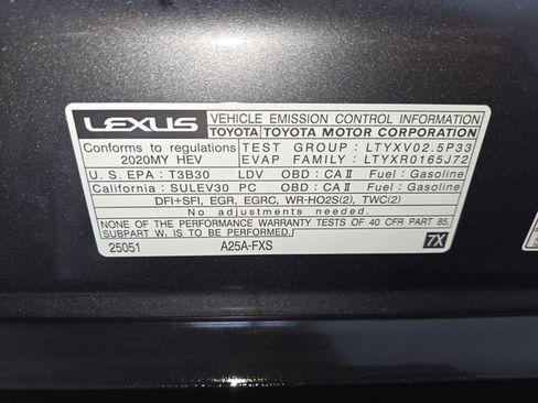 Used 2020 Lexus ES 300h w/ Premium Package FWD image 28