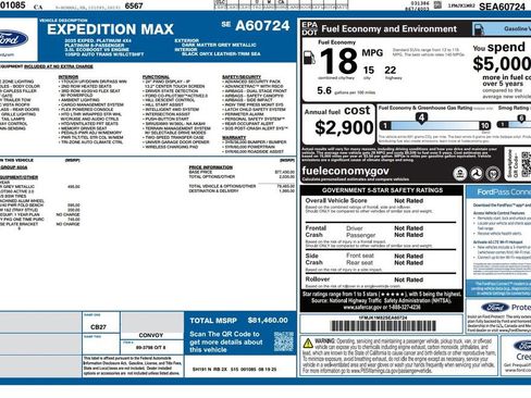 Used 2025 Ford Expedition Max Platinum AWD/4WD image 4