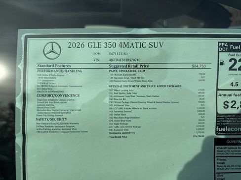 New 2026 Mercedes-Benz GLE 350 4MATIC image 12