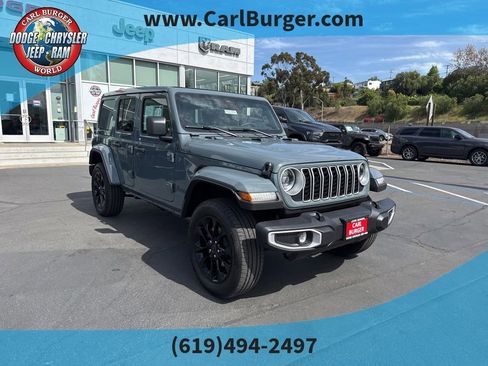 Certified 2025 Jeep Wrangler Unlimited Sahara w/ Safety Group image 1