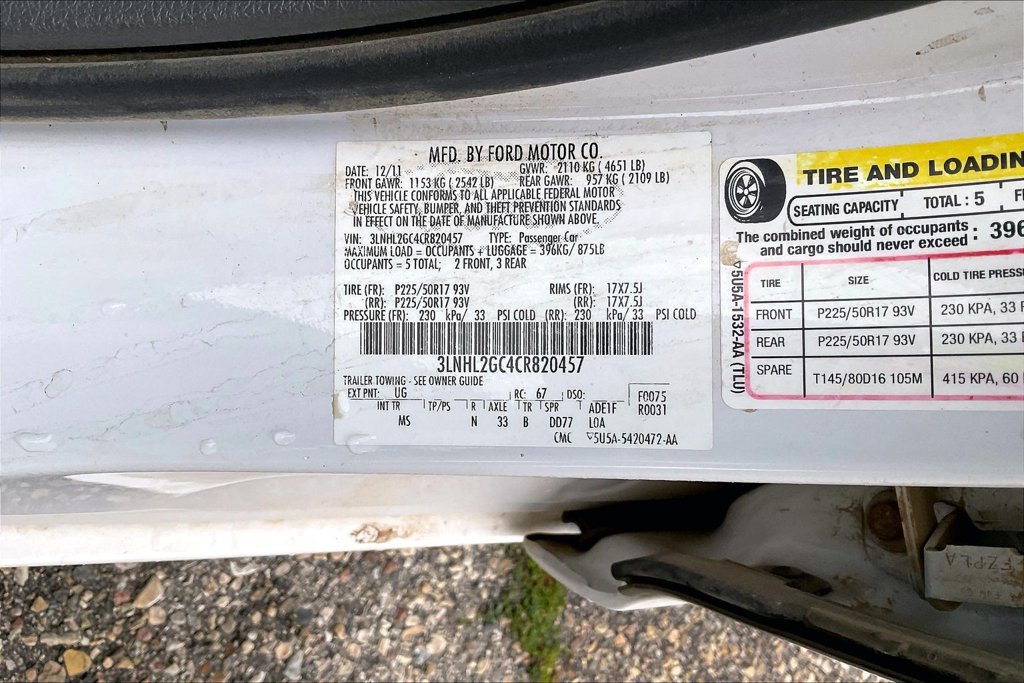 Used 2012 Lincoln MKZ FWD image 5