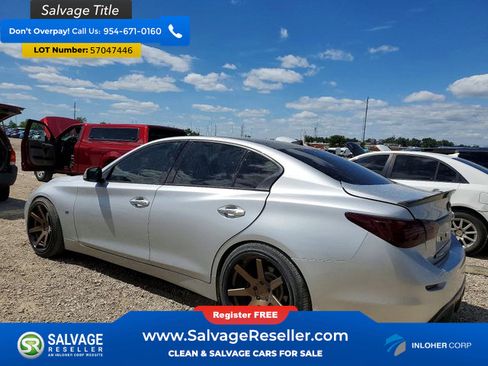 Used 2014 INFINITI Q50 Premium w/ Navigation Package RWD image 3