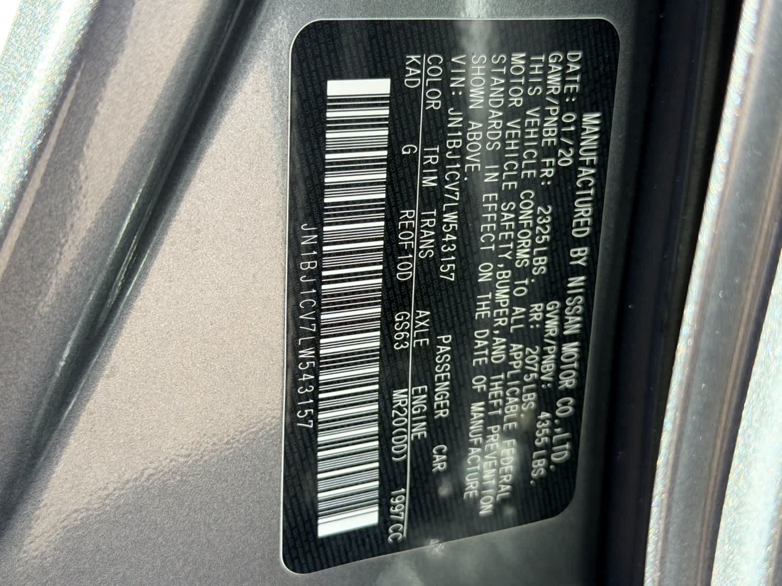 Used 2020 Nissan Rogue Sport SV FWD image 29