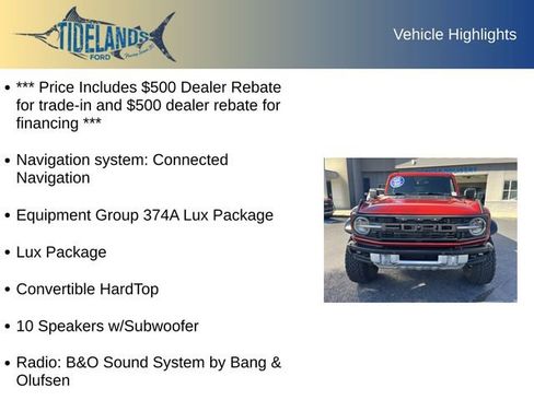 Used 2023 Ford Bronco Raptor image 12