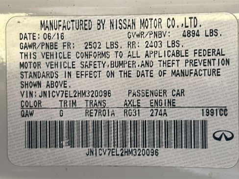 Used 2017 INFINITI Q60 2.0t w/ Moonroof Package image 47