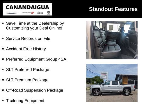 Used 2018 GMC Sierra 1500 SLT w/ SLT Premium Package AWD/4WD image 8