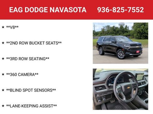 Used 2023 Chevrolet Tahoe LT w/ Luxury Package RWD image 8