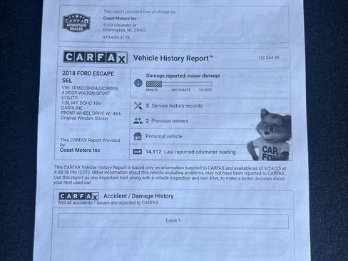 Used 2018 Ford Escape SEL image 29