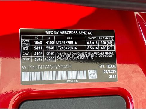 New 2025 Mercedes-Benz Sprinter 2500 image 27