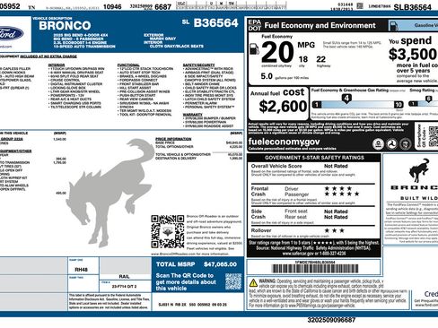 Used 2025 Ford Bronco Big Bend AWD/4WD image 2
