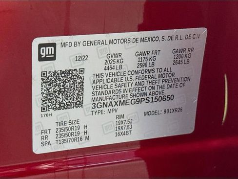 Used 2023 Chevrolet Equinox RS w/ RS Leather Package FWD image 34