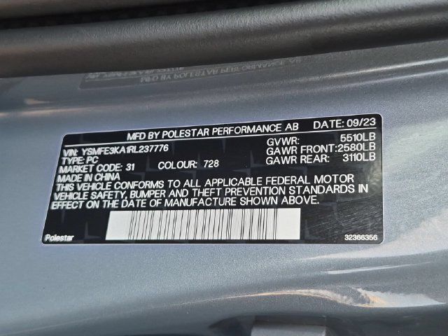 Used 2024 Polestar Polestar 2 RWD image 24